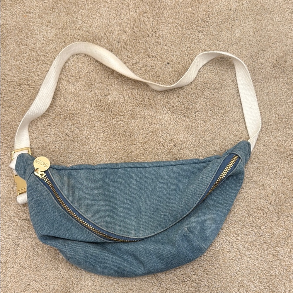 Stoney Clover Lane Jumbo Denim Fanny Pack